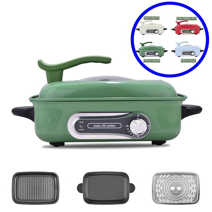Bộ nồi lẩu nướng đa năng cao cấp TC-N9088 1400W - BẢO HÀNH 1 NĂM