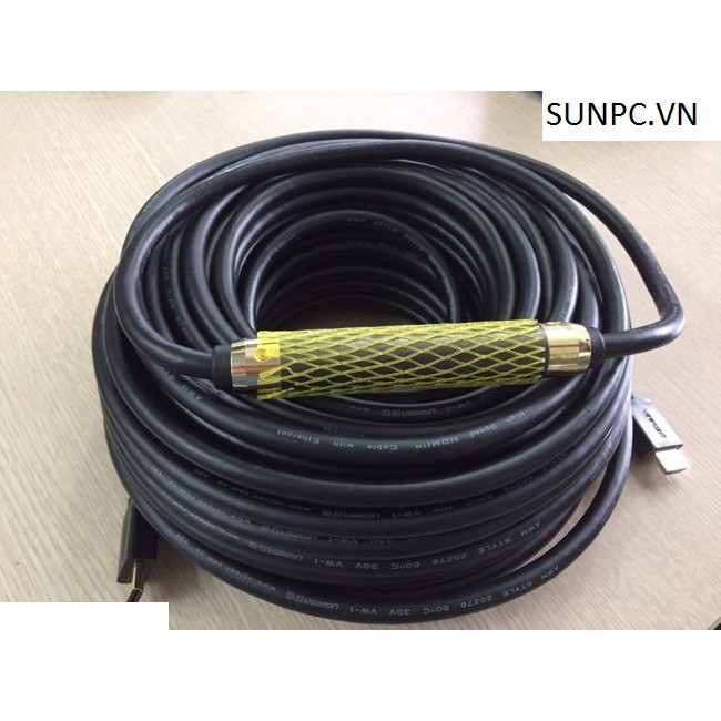 Cáp HDMI dài 30M cao cấp hỗ trợ Ethernet + 4k 2k HDMI chính hãng Ugreen UG-10114