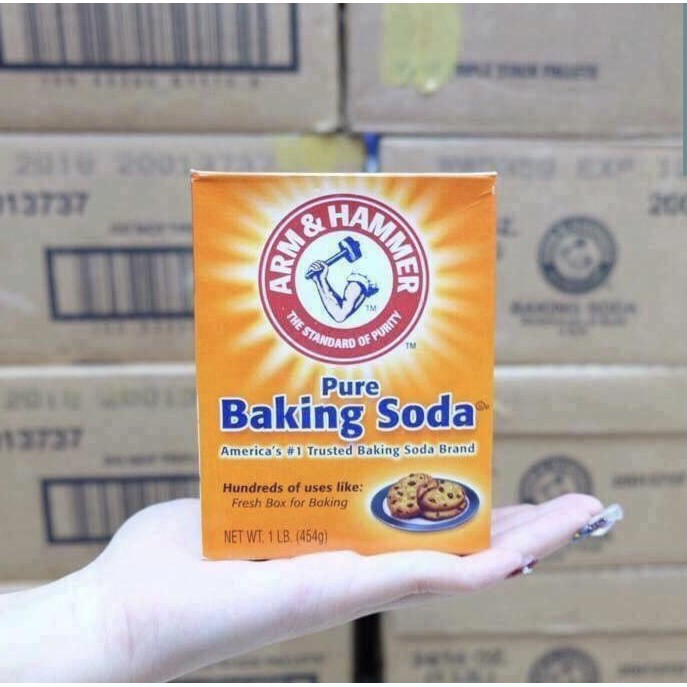 Bột Đa Dụng Pure Baking Soda Arm & Hammer 454g của Mỹ