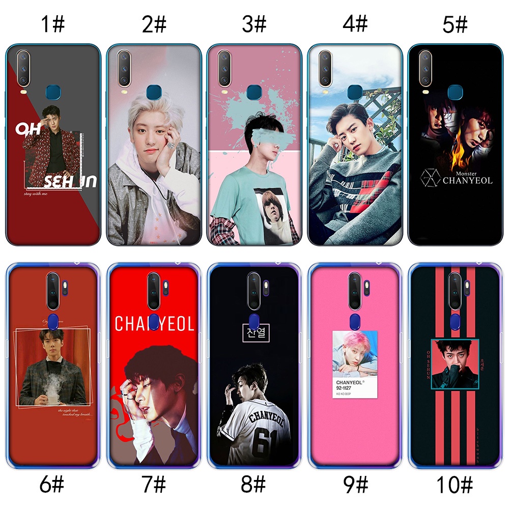 Ốp Điện Thoại Trong Suốt Hình EXO CHANYEOL Cho OPPO A15 A15S A16 A16S A53S A56 A55 A94 F19 Pro MZD66