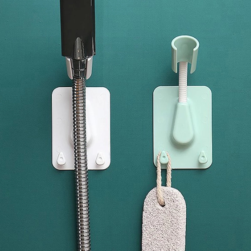 Giá đỡ vòi sen có 2 móc kiểu xoay 360 độ có thể điều chỉnh được