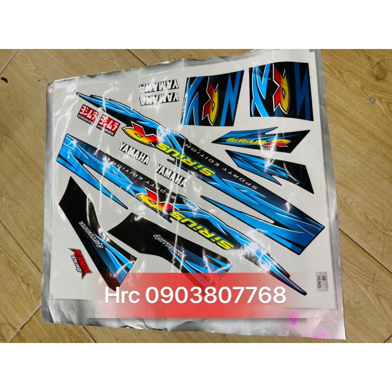 tem sirus in chất liệu candy ...