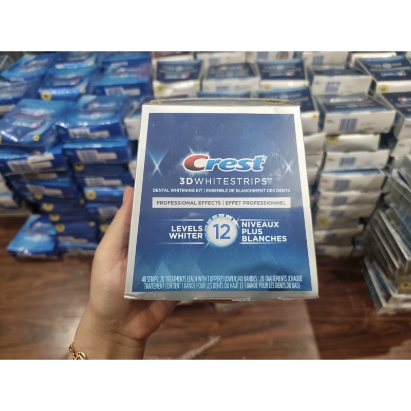 Dán trắng răng Crest Professional liệu trình 20 ngày
