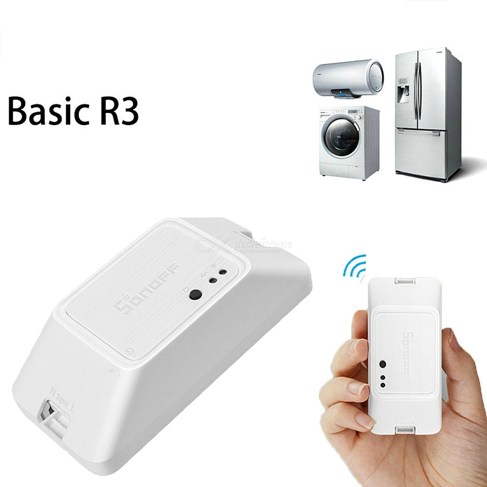 SONOFF BASIC R3 (QUỐC TẾ), công tắc WIFI, điều khiển từ xa thông minh R3, 2019