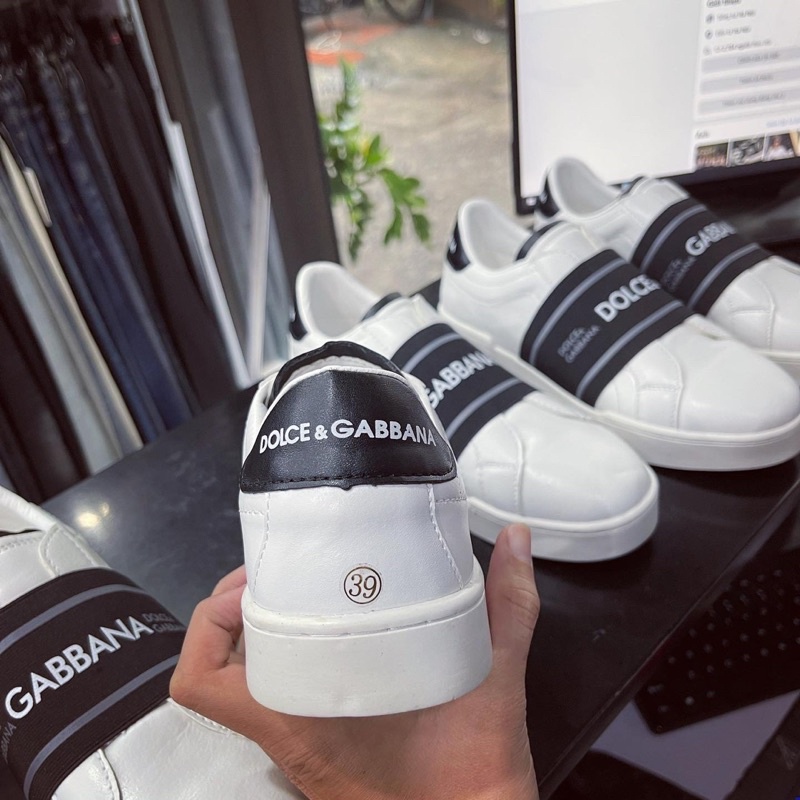 [Ảnh Thật]Giày Thể Thao Nam Dolce Da Bò Đế Cao Su Nguyên Khối.Giày Sneaker Dolce Mẫu 2021