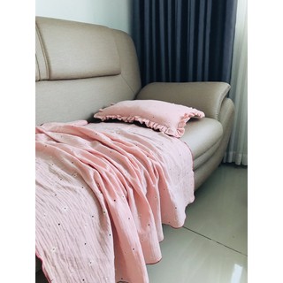 Khăn tắm xô Muslin Hàn Quốc 1m*1m
