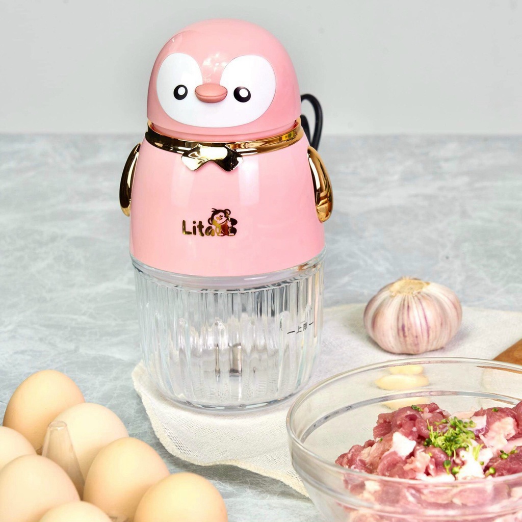 Máy Xay Ăn Dặm Lita 0.3L, 8 Lưỡi dao, công suất 200w