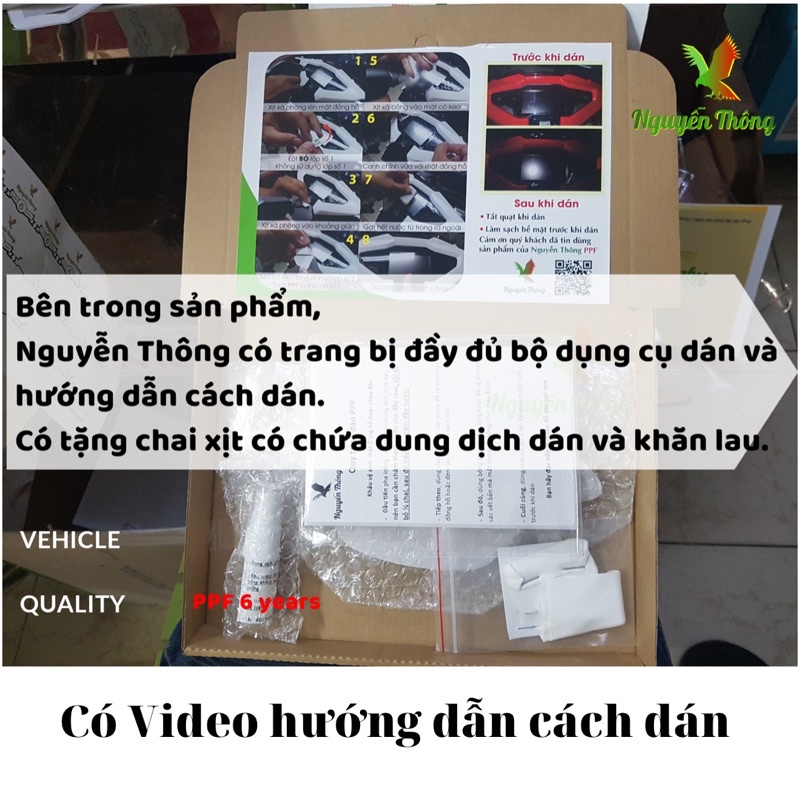 Miếng dán PPF bảo vệ mặt đồng hồ Vinfast Feliz, Ludo, Imbes