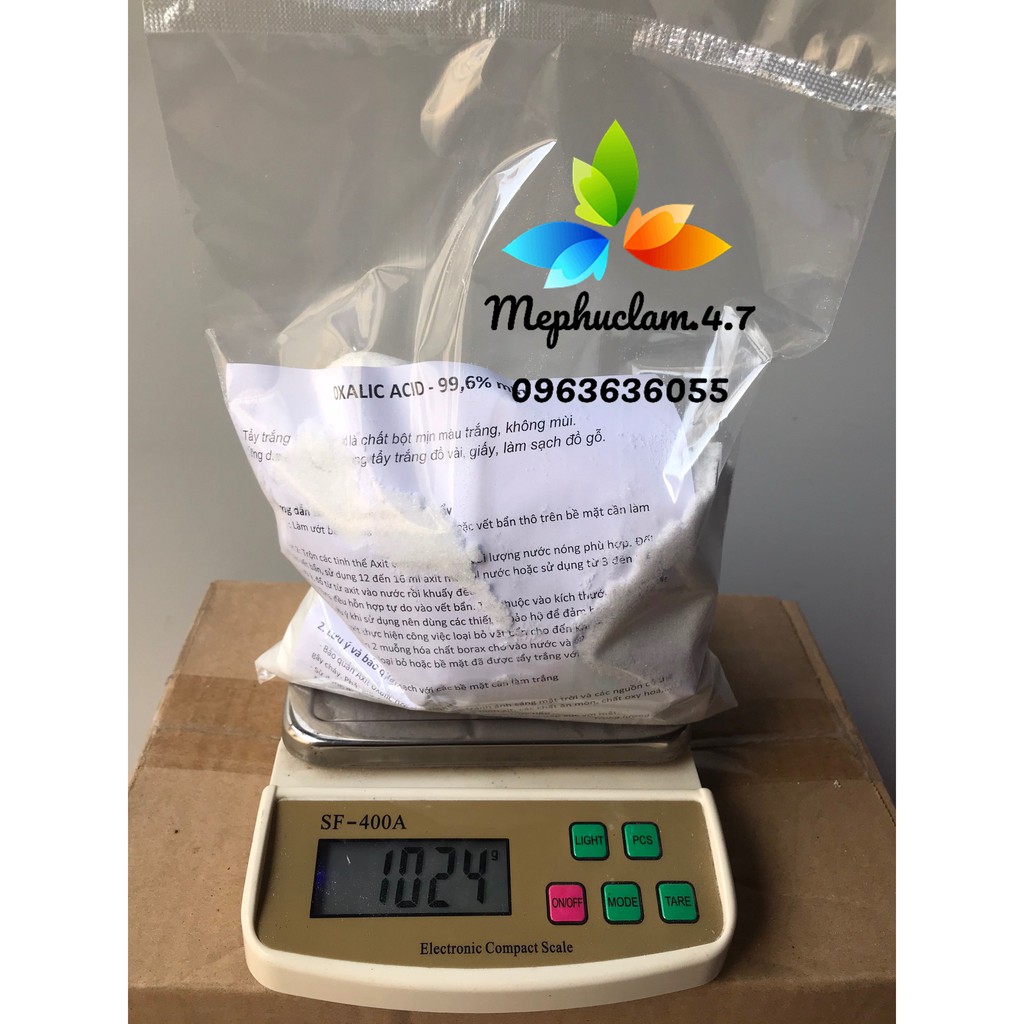 [1 kg] Oxalic acid (Bột chanh, bột tẩy trắng)