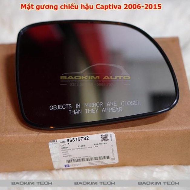 Mặt gương chiếu hậu Chevrolet Captiva 2006-2013 bên trái , chính hãng GM