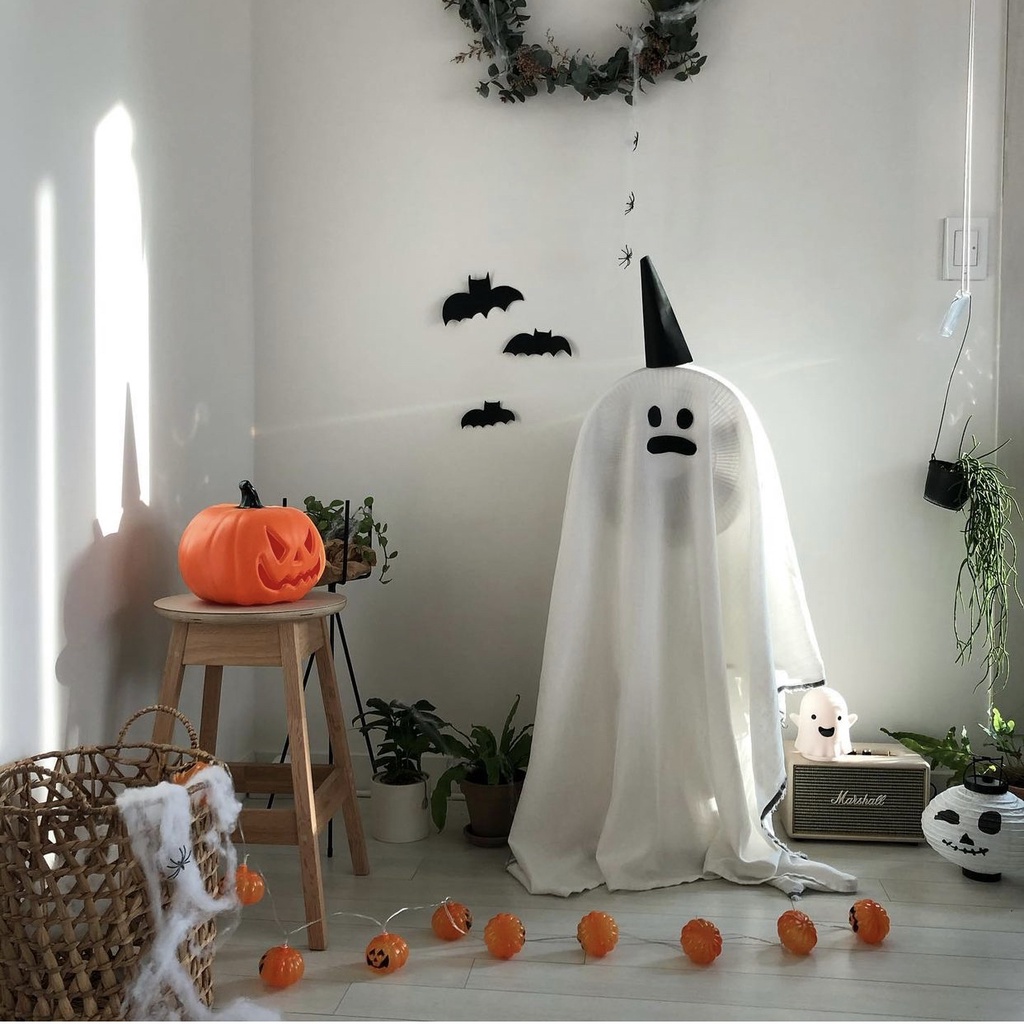 Dây đèn trái bí ngô Halloween by L.min