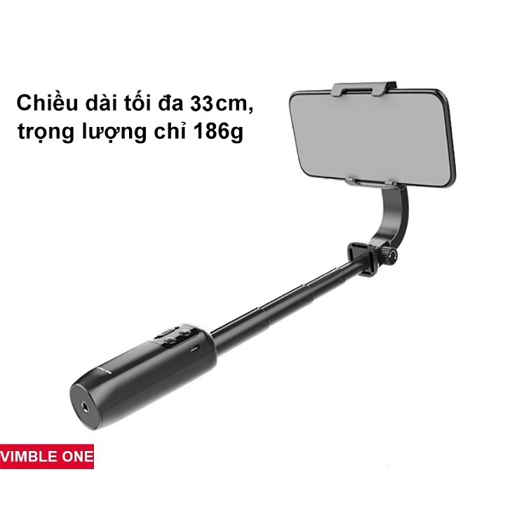 Gimbal Chống Rung, Kiêm Gậy Chụp Ảnh, Vimble One Chính Hãng Feiyu - Tặng Chân Đỡ Để Bàn - Tay Cầm Thông Minh - Gấp Gọn