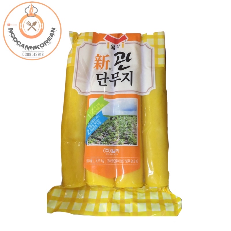 Củ cải vàng nguyên cây 3,75kg Hàn Quốc 4 cây lớn