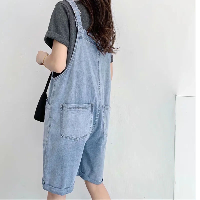 YẾM QUẦN SHORT JEAN HAIQUANG DÁNG LỬNG CÁ TÍNH MÀU XANH NHẠT TÚI CHÉO CỰC XINH
