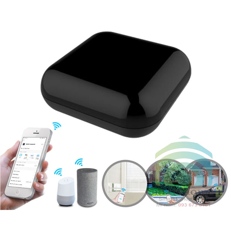 Trung Tâm Điều Khiển Thiết Bị Hồng Ngoại IR Và RF Wifi Tuya SHP-IRF1