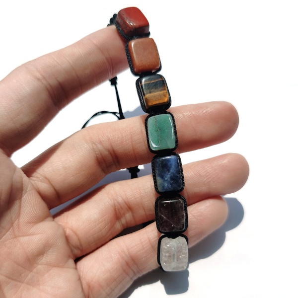 Vòng tay chuỗi hạt đá Chakra giúp giảm căng thẳng