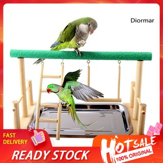 Thang đồ chơi bằng gỗ cho vẹt