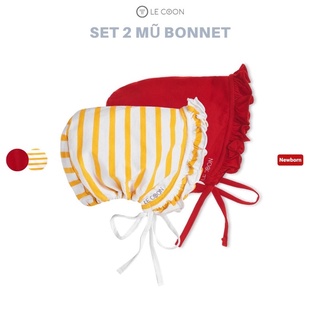 Lecoon- Set 2 mũ, set 2 đôi bao tay,chân cho bé