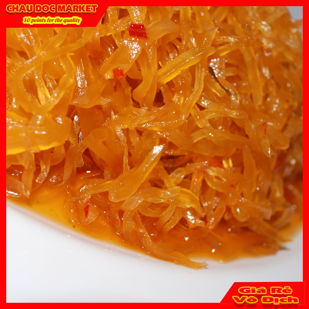 Dưa Mắm Đu Đủ Châu Đốc Hủ 500gr Trộn Tỏi Ớt Vừa Ăn Sợi To Không Cần Chế Biến.