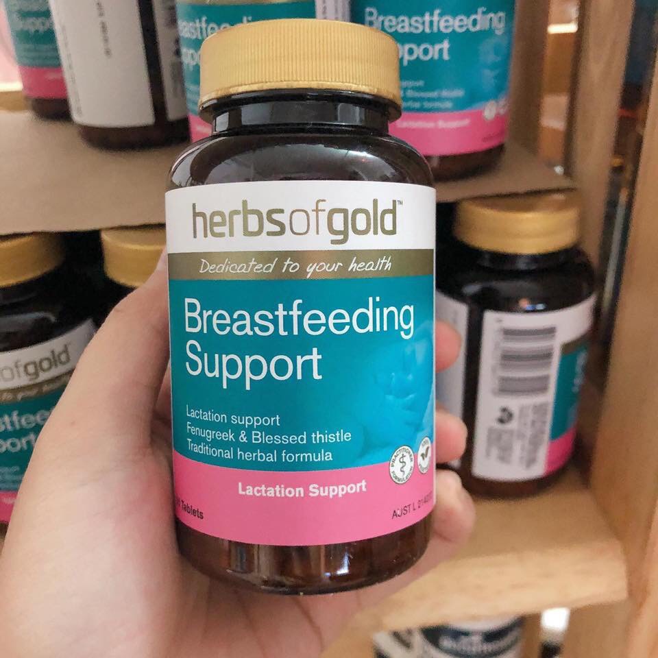 Viên Lợi Sữa 💥FREESHIP💥 - Viên lợi sữa Úc Breastfeeding Support Herbs of Gold