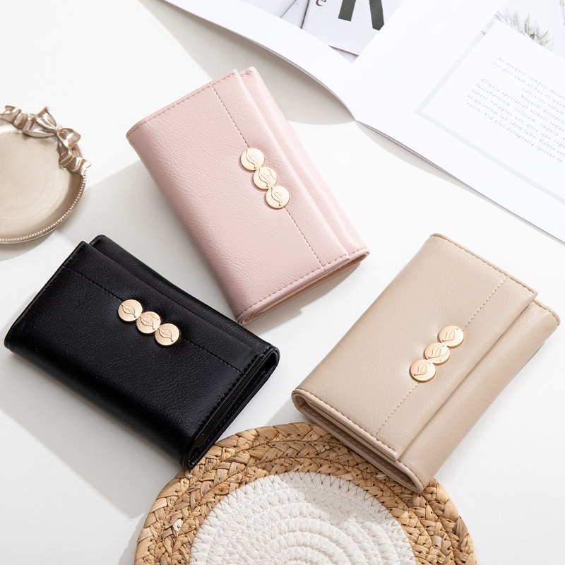 Ví đựng tiền xu thiết kế đơn giản xinh xắn dành cho nữ