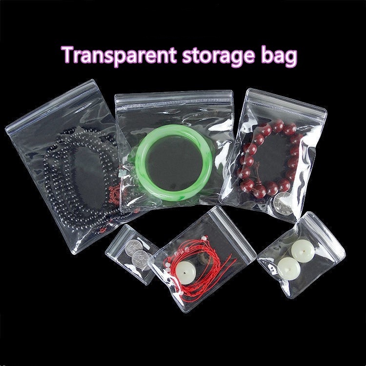 Túi đựng trang sức bằng nhựa pvc trong suốt có khóa kéo R21