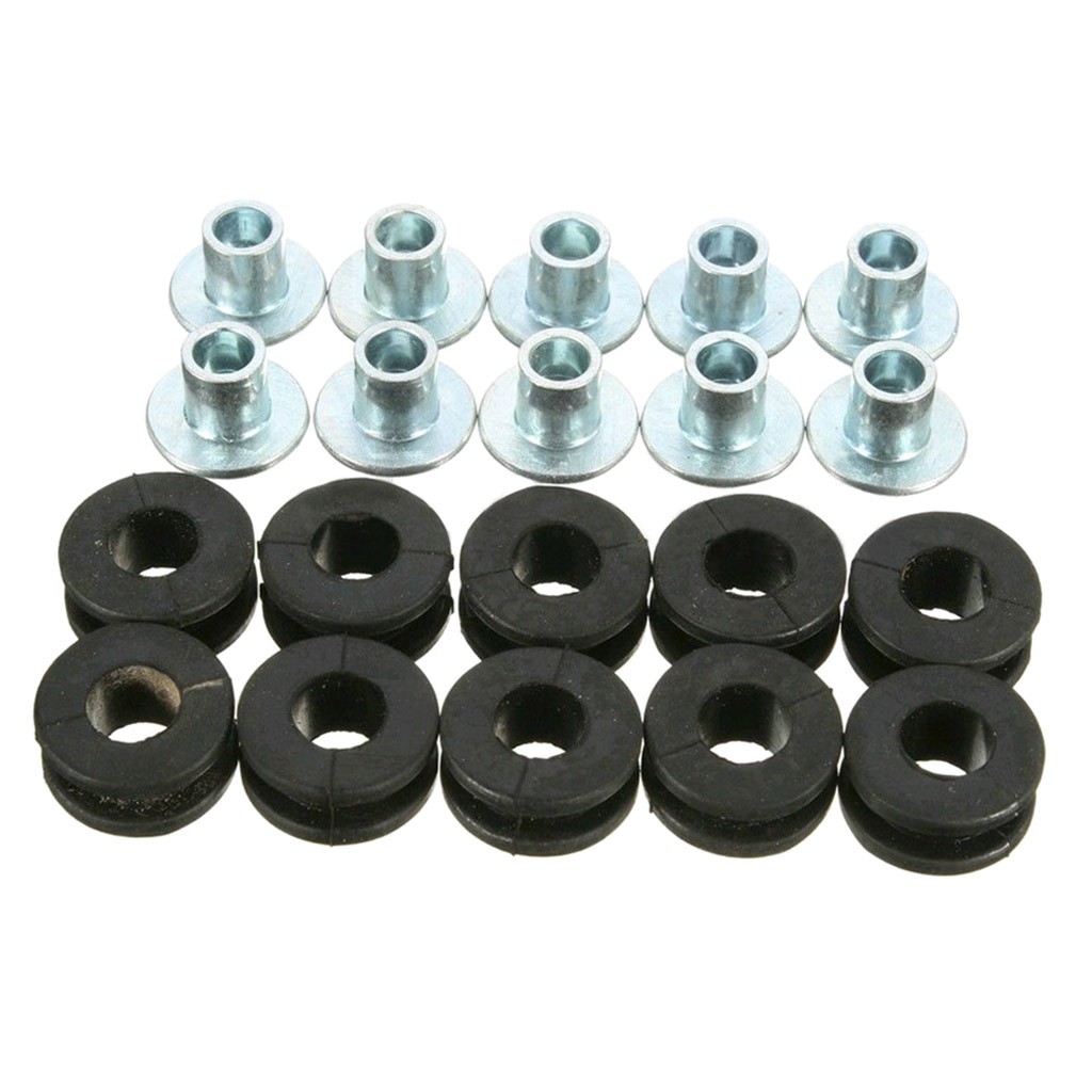 Set 10 Ốc Vít Cao Su Chuyên Dụng Cho Xe Mô Tô Honda Yamaha Suzuki Kawasaki Fairing 61