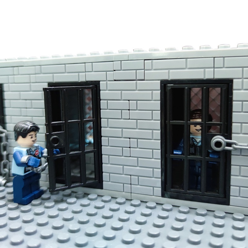 Đồ chơi cho bé trẻ em thông minh figure mô hình lego xếp hình lắp ráp trưng bày decor cao cấp giá rẻ bộ lego cảnh sát V8