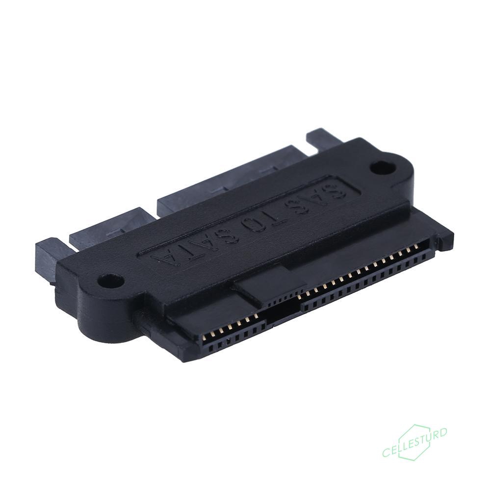 CS 5Gbps SFF 8482 SAS to SATA 180 Degree Angle Adapter Converter Straight Head