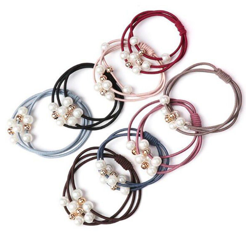 Dây buộc tóc đính ngọc kiểu Hàn Quốc siêu dễ thương (Hàng có sẵn)