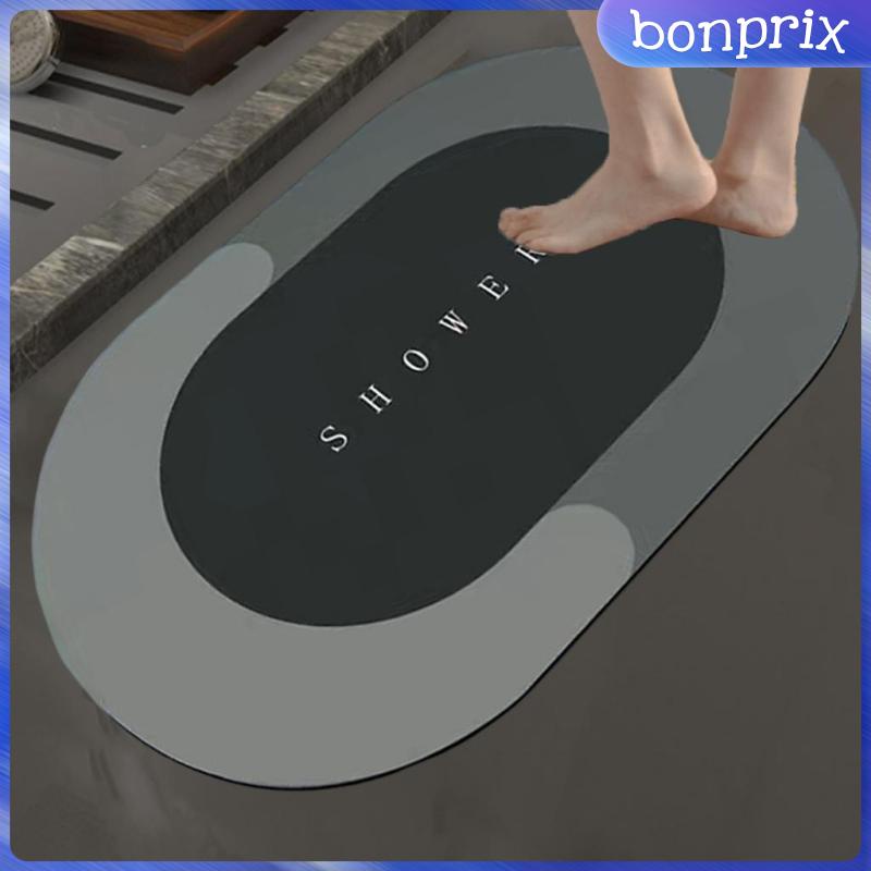 Thảm Chùi Chân Chống Trượt Nhanh Khô Hình Oval Kích Thước 40x60cm