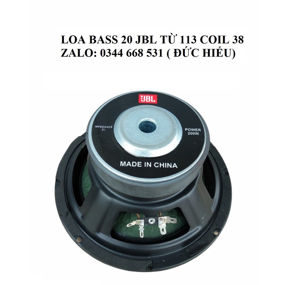 1 CỦ LOA BASS 20 JBL TỪ 113 COIL 38 -LOA NHẬP CHINA