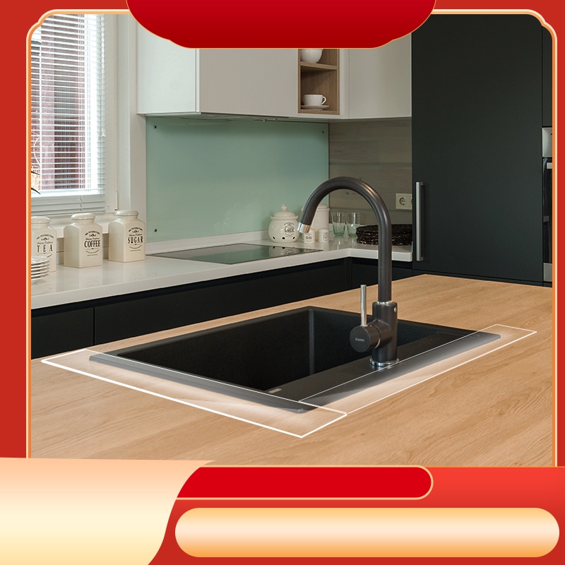 Băng Dính Tường Chống Thấm Khe Bồn Rửa Nhà Bếp, Băng Dính Trong Suốt Tự Dính Chắc Chắn, Miếng Dán Kín Nước Dính Khe Hở Phòng Tắm Bri
