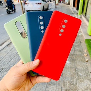 Ốp lưng Oneplus 8 Silicone nót vải nhung - Chống bẩn .