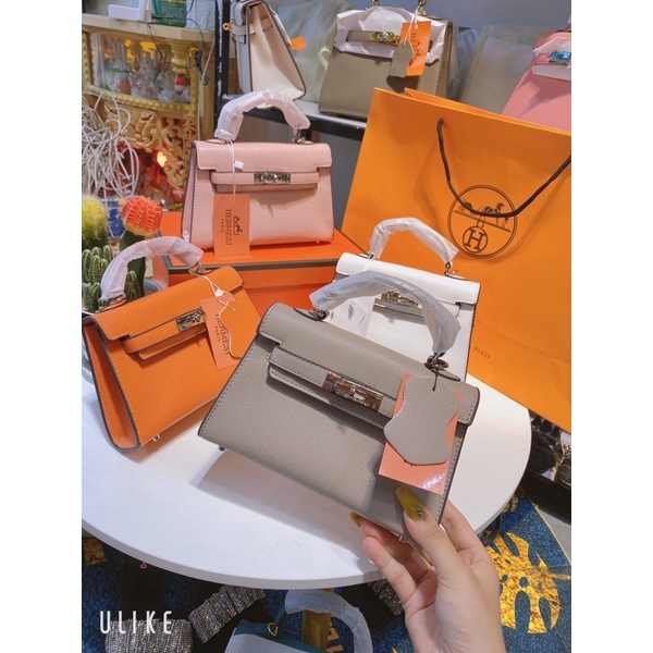 (Fullbox ) Túi chữ H da xước sz 19
