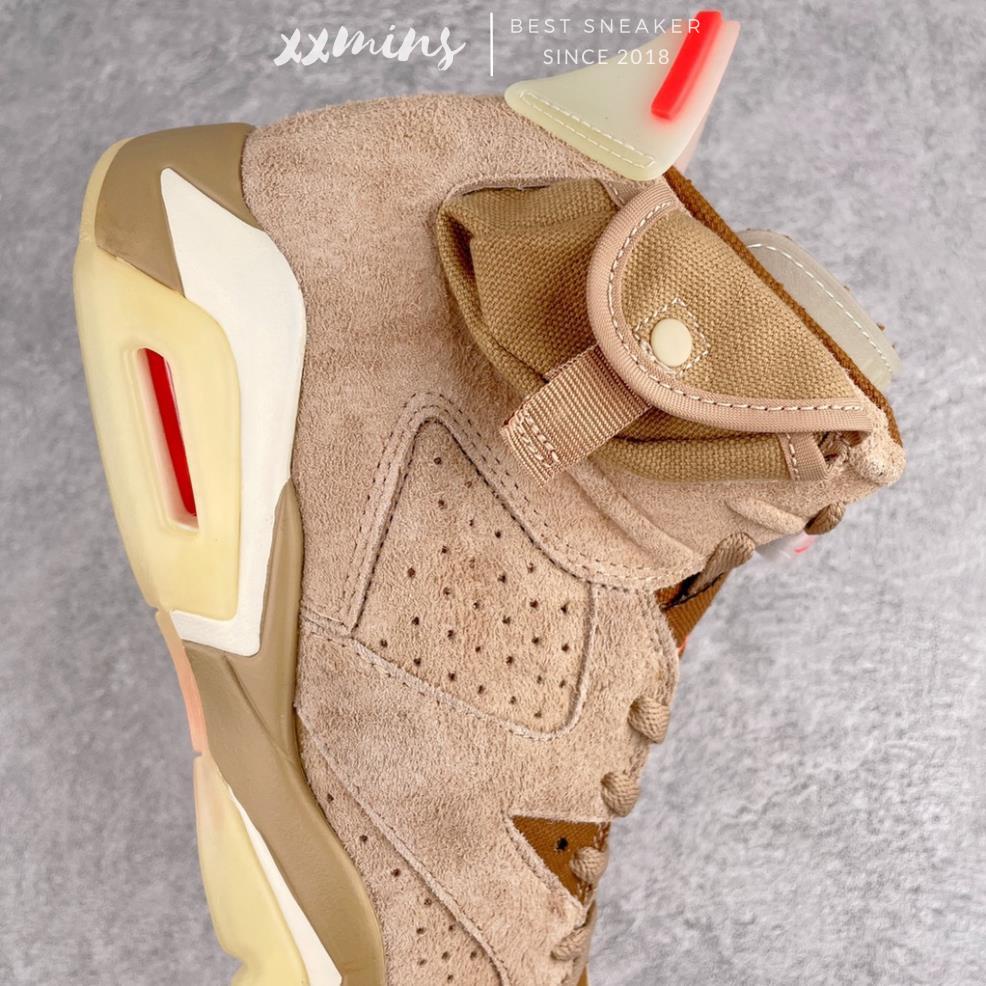 Giày Travis Scott x Air Jordan 6 Retro "British Khaki"