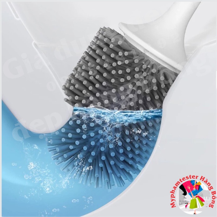 Cọ vệ sinh tròn silicon Ecoco dán tường siêu chắc