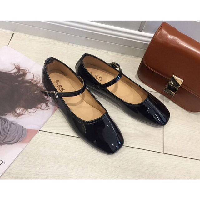 Giầy bệt mũi vuông quai hậu mới NT32