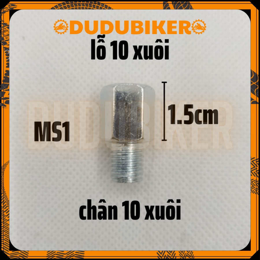Ốc chuyển ren chân gương kiếng - ốc nâng chân gương sh- ốc nối chân gương các loại
