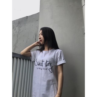 Áo thun nữ basic tay ngắn form rộng chất cotton 100%