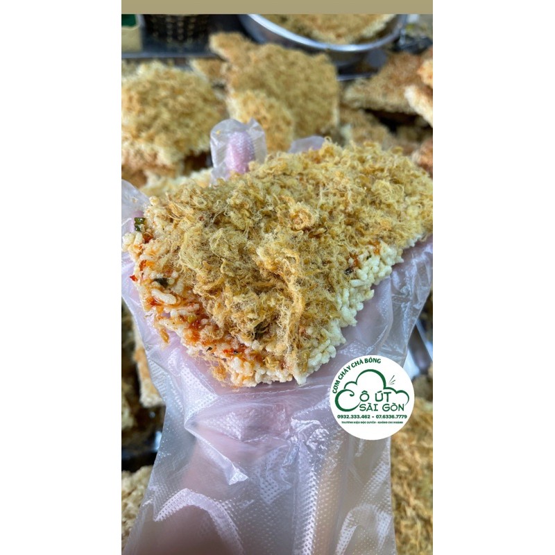 Cô Út Sài Gòn - Cơm cháy Chà Bông / Size 500gr / Cay vừa