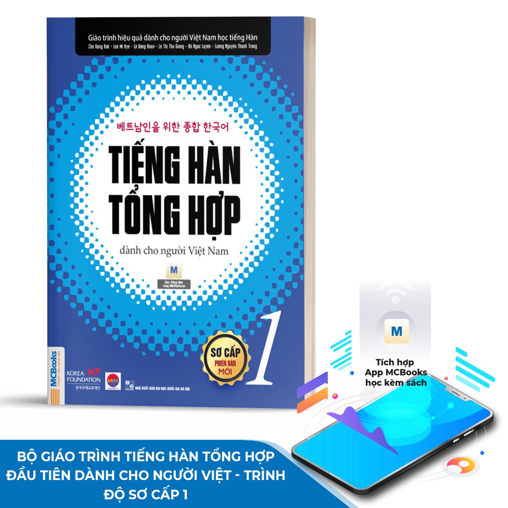 Sách - Tiếng Hàn Tổng Hợp Dành Cho Người Việt Nam Sơ Cấp 1 - Bản Đen Trắng | WebRaoVat - webraovat.net.vn