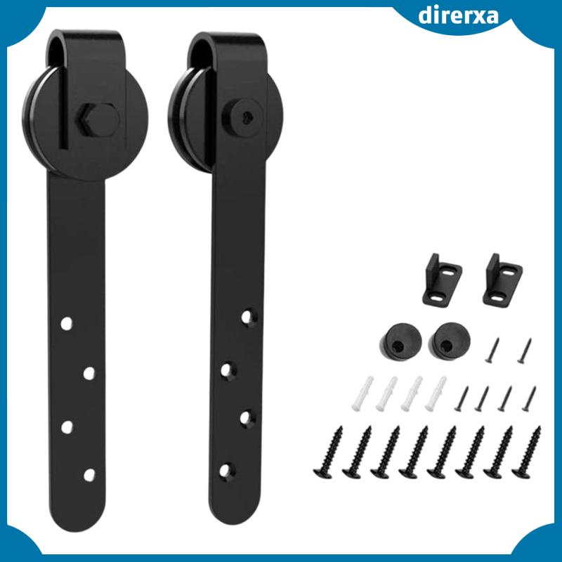 Bộ Thanh Trượt Cửa Ra Vào Bằng Thép Màu Đen Chất Lượng Cao