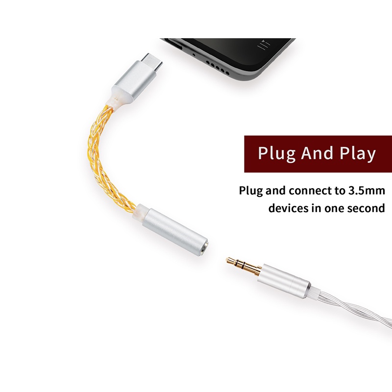 Cáp Chuyển Đổi Jcally Jm6 Conexant Cx31993 Type C Sang 3.5mm Dac