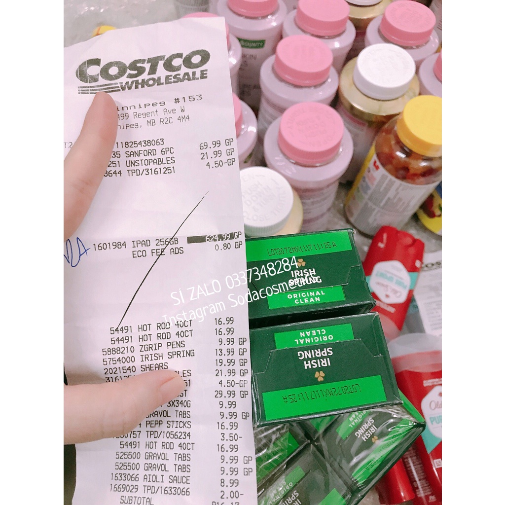 Xà bông cục Irish Spring mẫu mới