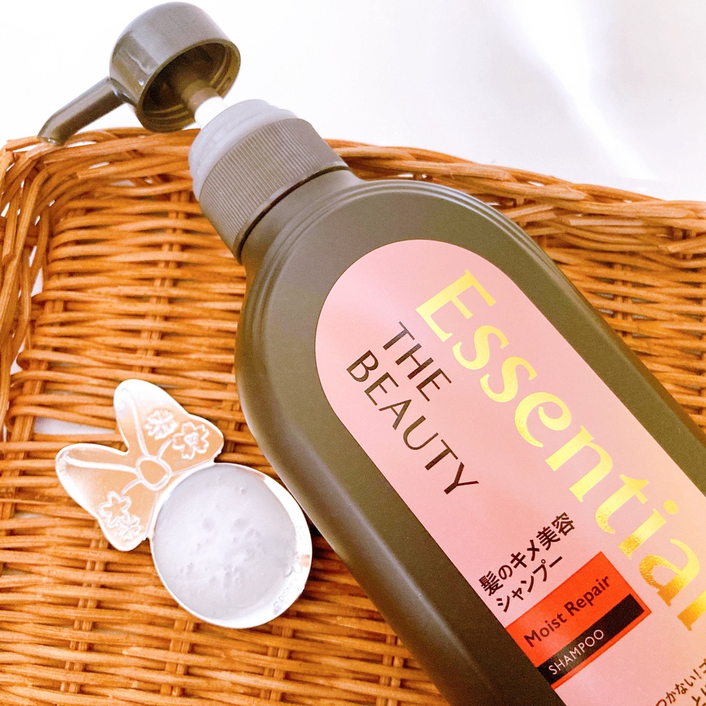 [Hỏa tốc HCM] Bộ dầu gội xả cao cấp Kao Essentinal The Beauty chai 500ml nội địa Nhật Bản