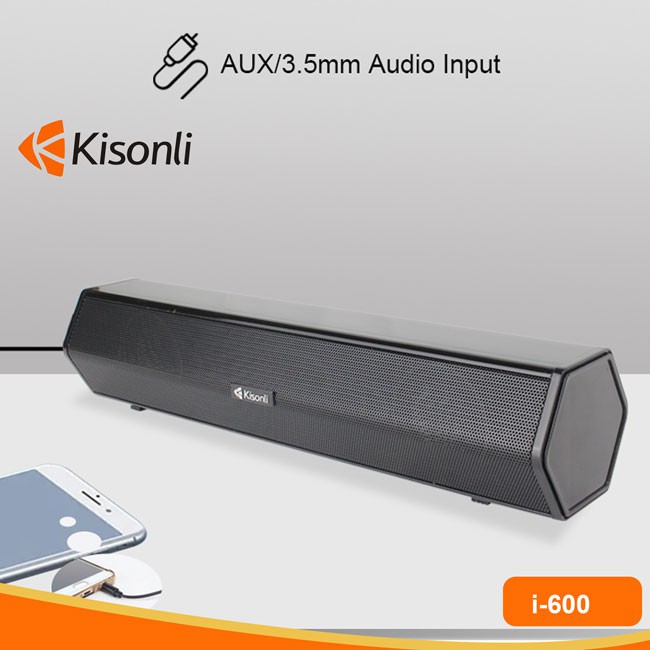 Loa SoundBar Kisonli I-600 - Âm Thanh Cực Hay, Kiểu Dáng Hiện Đại - HÀNG CHÍNH HÃNG