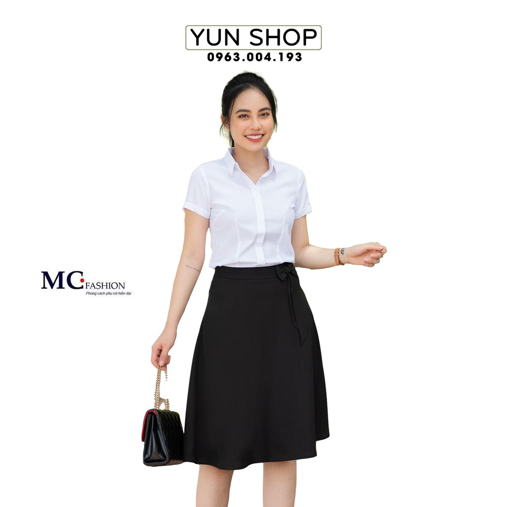 Áo Sơ Mi Trắng- Áo Sơ Mi Nữ Cộc Tay A0068