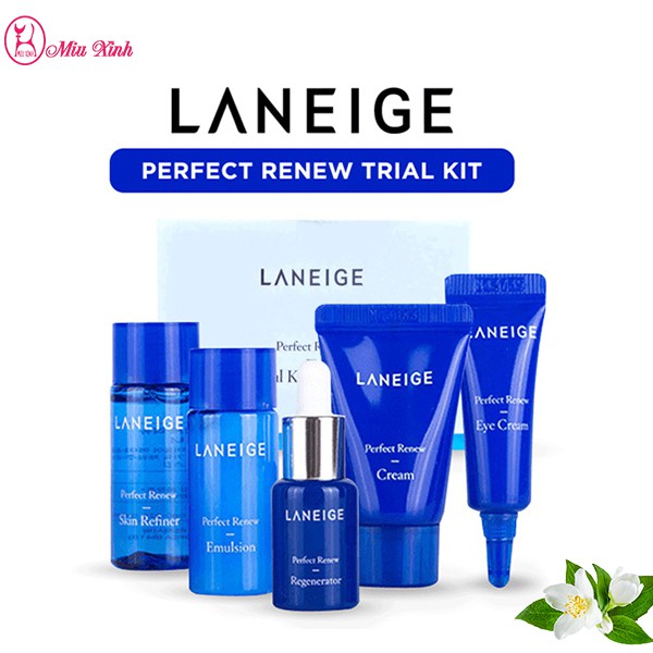 BỘ SẢN PHẨM DƯỠNG DA CHỐNG LÃO HÓA 5 BƯỚC [LANEIGE]