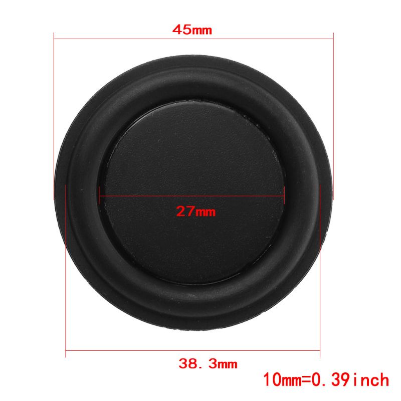 Màng Rung Siêu Trầm 45mm Bằng Cao Su Cho Loa